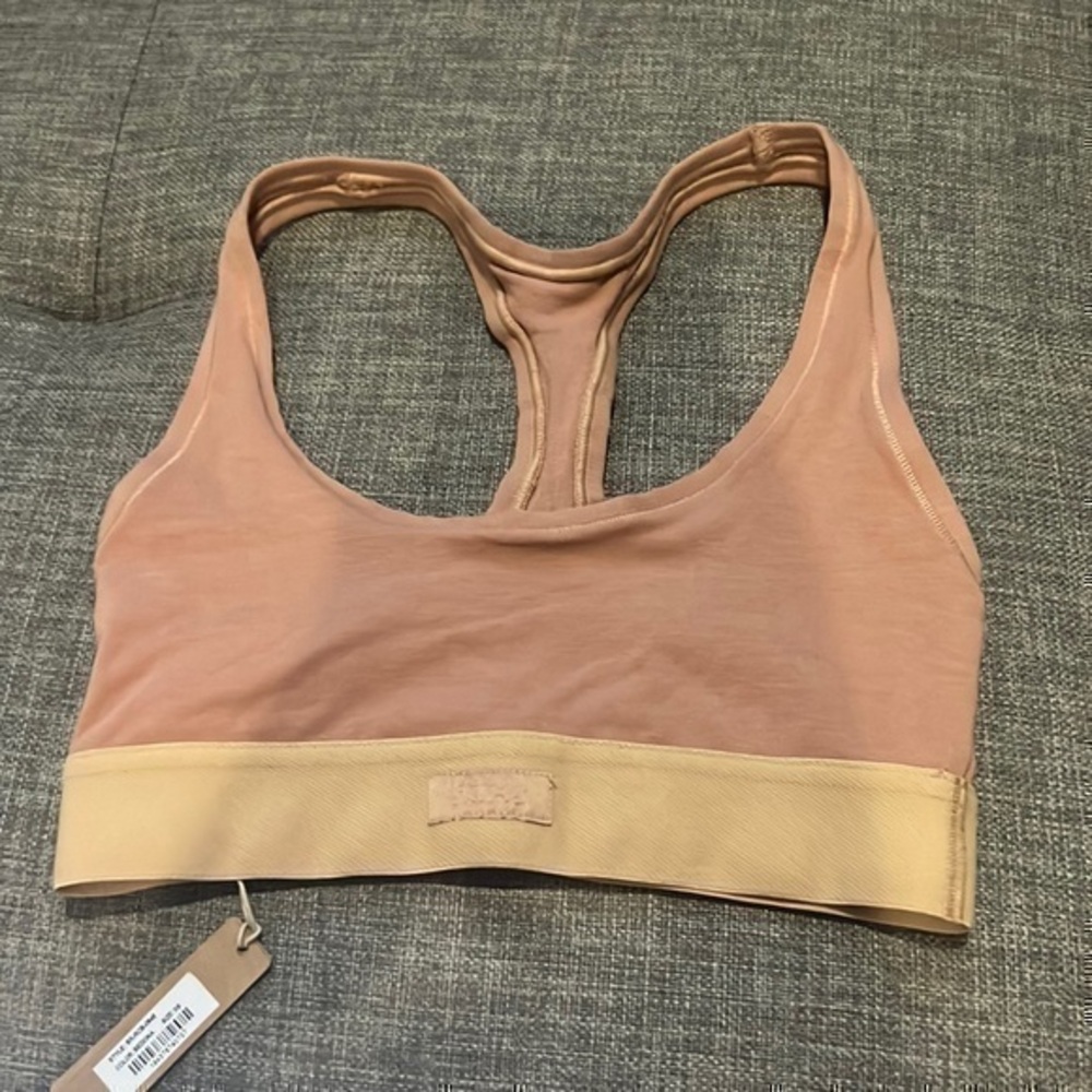 Skims Cotton Jersey Racerback Bra